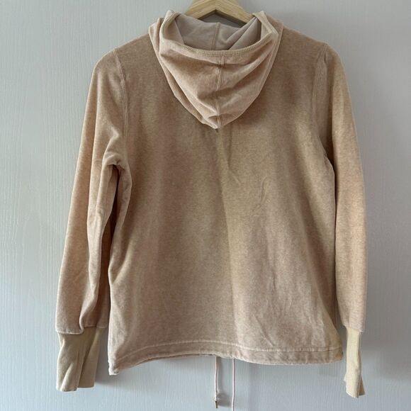 Escada Womens Velour Pullover‎ Cotton Blend Knit Sweater Hoodie Sz 34 Small - Picture 10 of 11